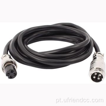 3/4/5pin Conector Microfone XLR Cabo DMX de áudio